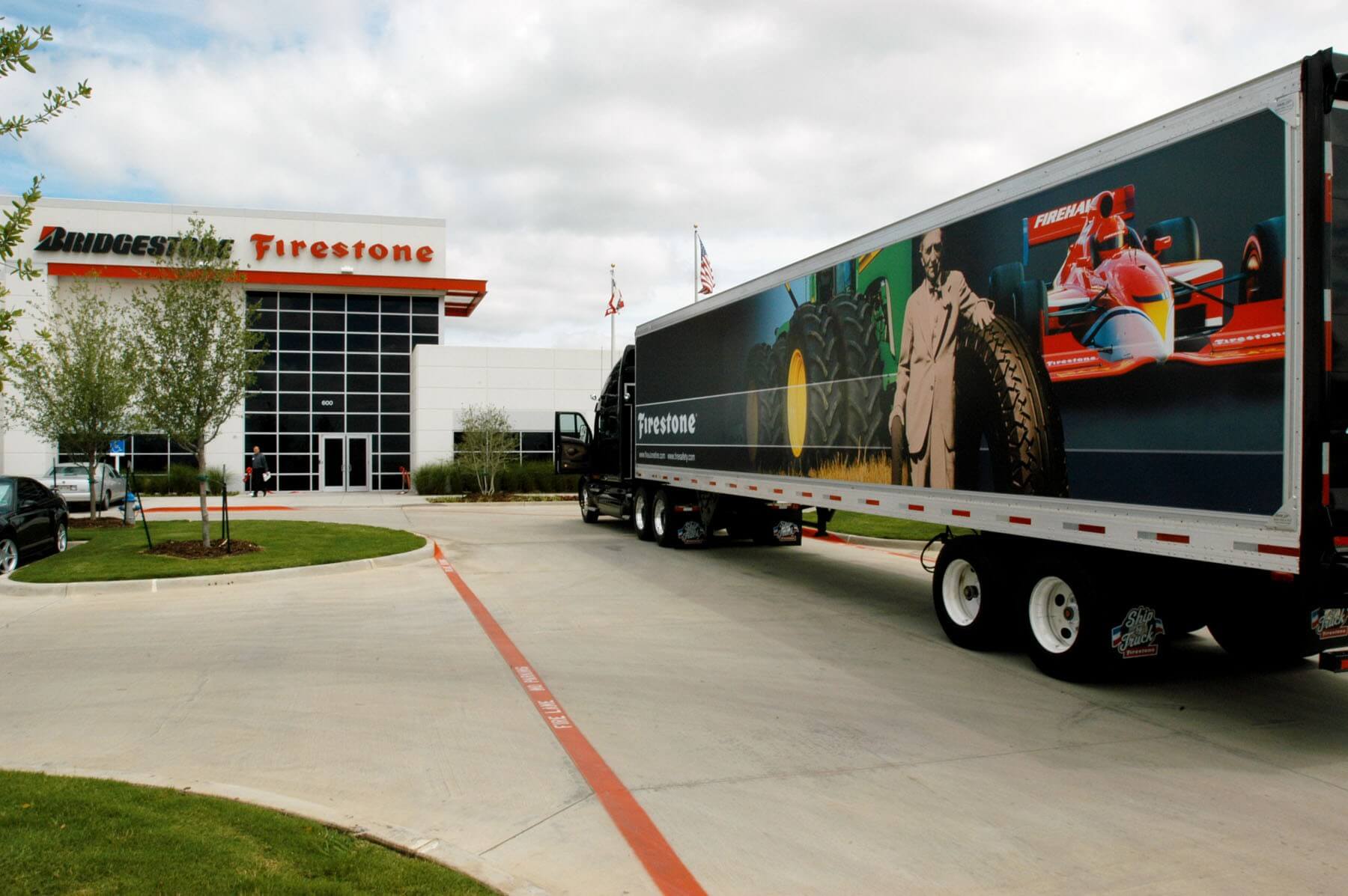 BFUSA truck in front of Alliance building